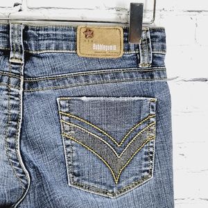 BUBBLEGUM | straight leg cropped stretch jeans